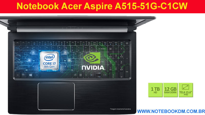 Notebook Acer Aspire A515-51G-C1CW