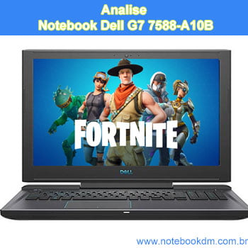 Analise Notebook Dell G7 7588-A10B GTX 1050TI R$ 4.082,71 com AME 1 Analise Notebook Dell G7 7588-A10B é uma dos melhores máquina para rodar jogos em 2019 i5 8GB (GeForce GTX 1050TI com 4GB) 1TB Tela Full HD 15,6" Windows 10
