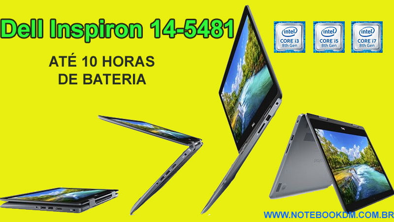 Notebook 2 em 1 Dell inspiron 14-5481 1 Notebook 2 Em 1 Dell Inspiron 14-5481