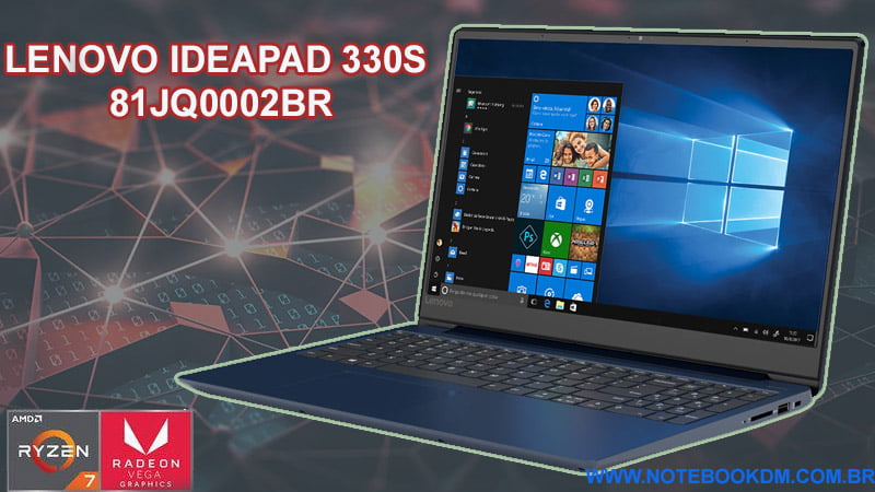 Notebook Lenovo Ideapad 330S 81JQ0002BR