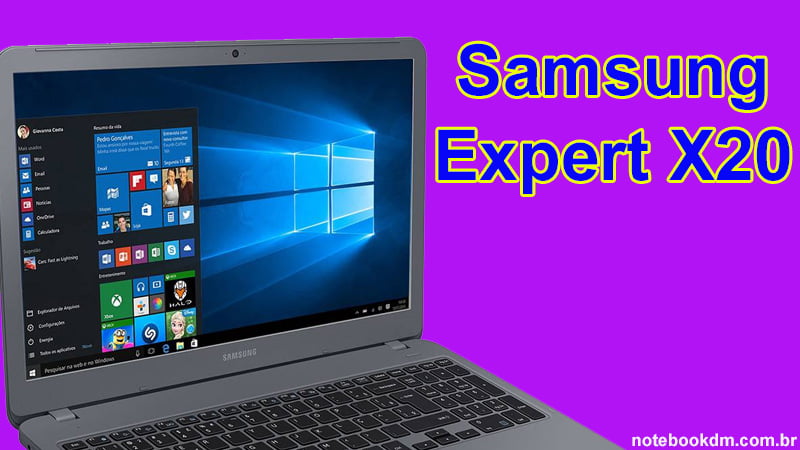 Notebook Samsung Expert X20 1 Notebook Samsung Expert X20