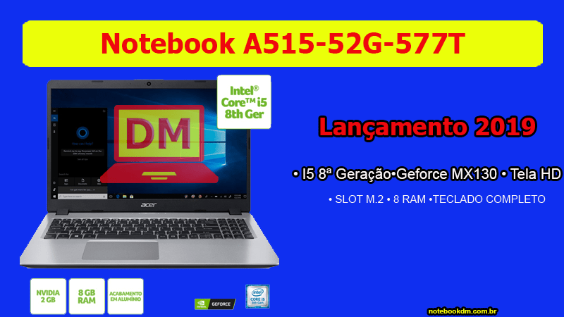 O Acer A515-51G-58VH é um Notebook intermediário muito bom e barato !