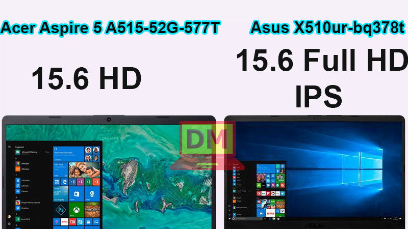 Acer A515-52G-577T ou ASUS Vivobook X510UR-BQ378T 4 Acer A515-52G-577T ou ASUS Vivobook X510UR-BQ378T