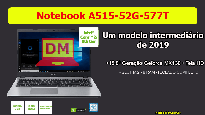 Notebook Acer A515-51G-58VH com 940mx preço ótimo 1 Notebook Acer A515-51G-58VH com 940mx preço ótimo ! Um modelo perfeito para rodar Games com boa jogabilidade.