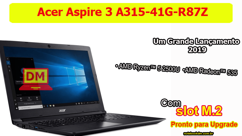 Notebook Acer Aspire 3 A315-41G-R87Z 1 Notebook Acer Aspire 3 A315-41G-R87Z