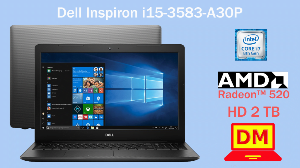 Notebook Dell Inspiron i15-3583-A30P é bom para faculdade