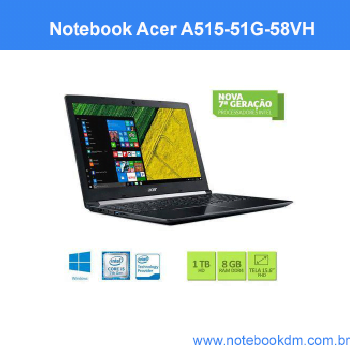 Notebook Acer A515-51G-58VH na Black Friday 2018 com preço Muito bom por tempo Limitado.O Modelo está custando apenas R$ 2.024,99 cupom: TOMA10.