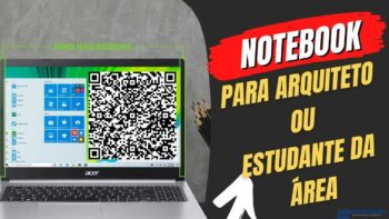 Notebook para Arquiteto ou Estudante de Arquitetura para Projetos gráficos de nível médio com tela Full HD