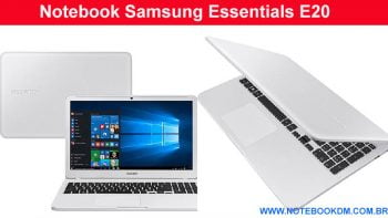 Notebook Samsung Essentials E20 2018 com ótimo Preço á vista