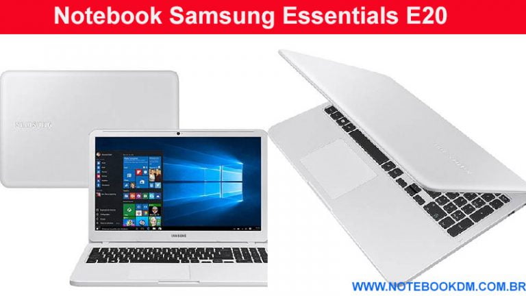 Notebook Samsung Essentials E20 2018 com ótimo Preço á vista
