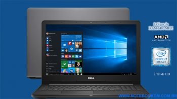 Notebook Dell i15-3576-A70 em Promoção na Black Friday 2018 ! Aproveite para comprar um Notebook desconto ótima configuração bateria pode durar até 9 Horas