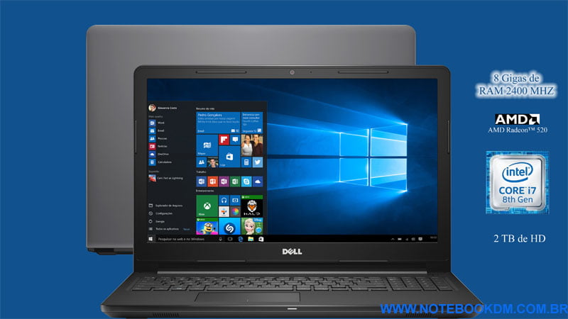 Notebook Dell i15-3576-A70 em Promoção na Black Friday 2018 ! Aproveite para comprar um Notebook desconto ótima configuração bateria pode durar até 9 Horas