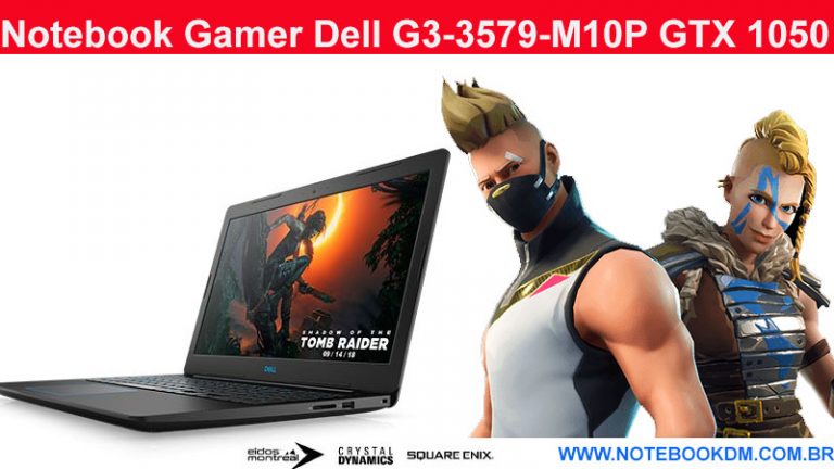 Notebook Gamer Dell G3-3579-M10P GTX 1050 + i5 8ª Geração rodar Games atuais sem Problemas um SLOT para SSD M.2 OPTANE. Sua tela tem uma tecnologia IPS