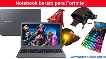 Notebook barato para Fortnite e outros jogos atuais com ótimo custo benefício Game Fortnite tem o modo Battle Royale grátis e pode rodar em PC