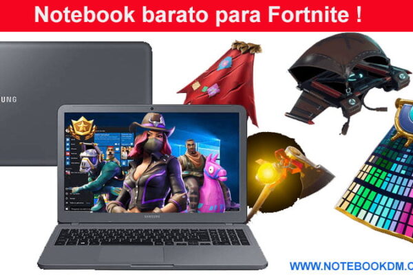 Notebook barato para Fortnite e outros jogos atuais com ótimo custo benefício Game Fortnite tem o modo Battle Royale grátis e pode rodar em PC