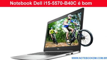 Notebook Dell Inspiron i15-5570-B40C trabalhar, estudar Rodar Games Processador I7 da oitava geração alta performance e alta velocidade