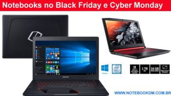 Black Friday 2018 - Notebooks no Black Friday e Cyber Monday com preço especiais temos confirmações de quais notebooks estarão na Black Friday