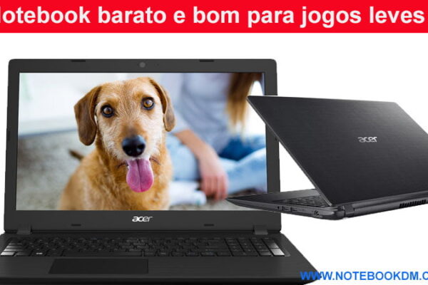 Notebook barato e bom para jogos leves ! Se precisa de um Notebook para realizar tarefas rodar jogos leves Notebook Acer Aspire A315-51-30V4 Modelo básico
