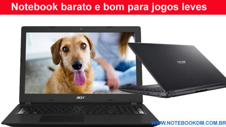 Notebook barato e bom para jogos leves ! Se precisa de um Notebook para realizar tarefas rodar jogos leves Notebook Acer Aspire A315-51-30V4 Modelo básico