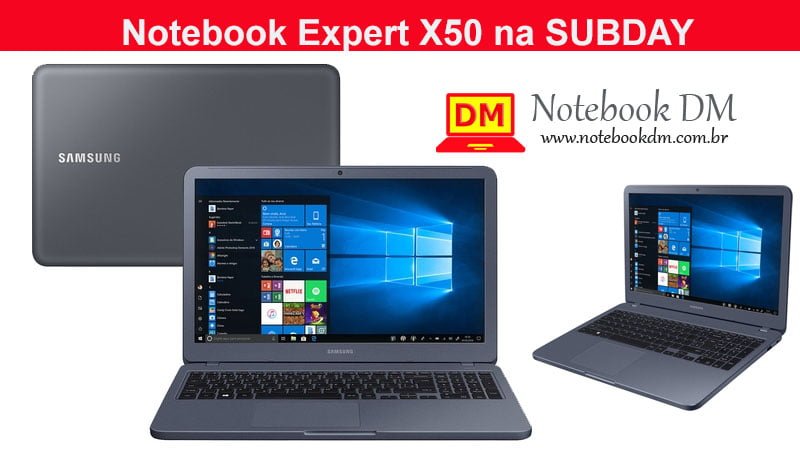 imagem ilustrativa do post Notebook Expert X50 8ª Intel Core i7 8GB na SUBDAY