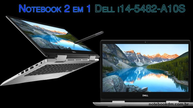 Notebook 2 em 1 Dell i14-5482-A10S
