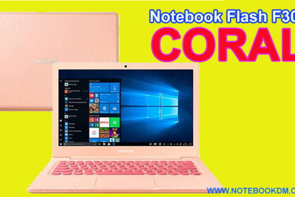 Notebook Flash F30 NP530XBB-AD3BR Coral
