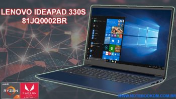 Notebook Lenovo Ideapad 330S 81JQ0002BR