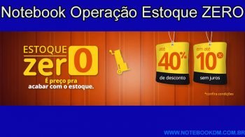 Notebook Operação Estoque ZERO