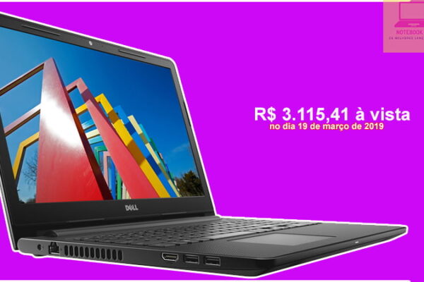 Comprar Notebook Dell Inspiron i15-3576-A70 com desconto