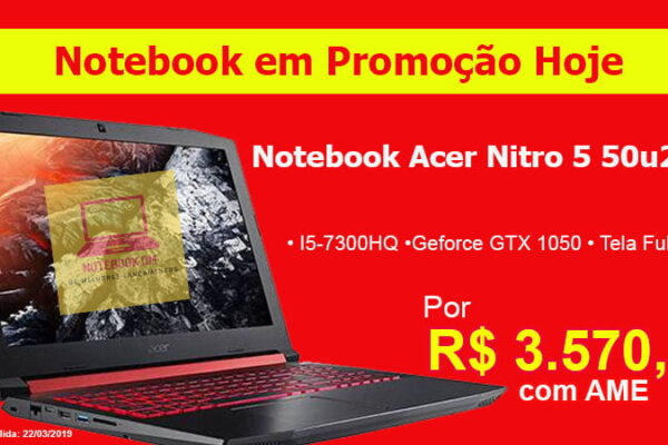 Notebook Acer Nitro 5 com desconto