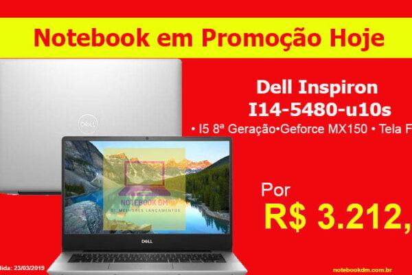 Notebook Dell Inspiron I14-5480-u10s com desconto