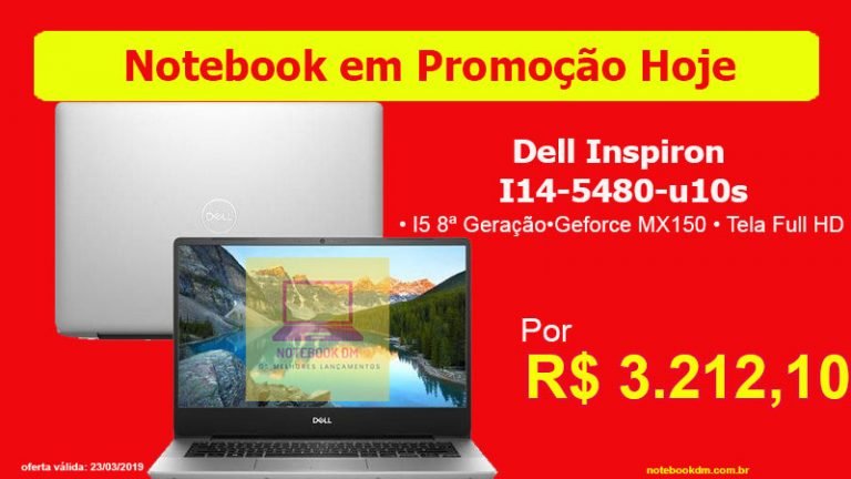 Notebook Dell Inspiron I14-5480-u10s com desconto