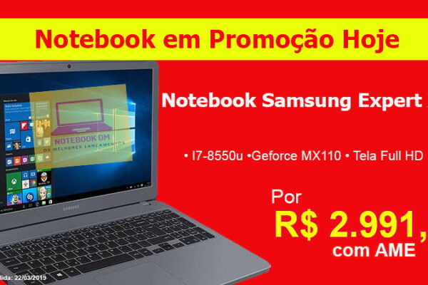 Notebook Expert X50 com Desconto