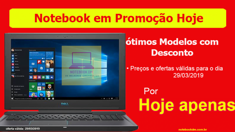 Notebooks em promoção para comprar em março de 2019