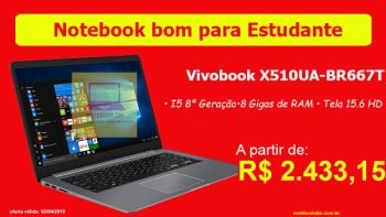 Notebook bom Asus Vivobook X510UA-BR667T