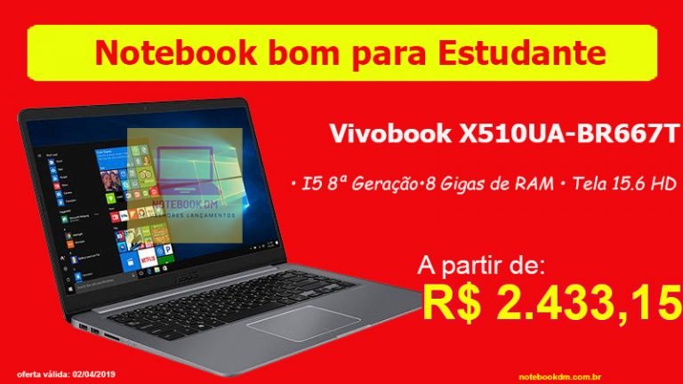 Notebook bom Asus Vivobook X510UA-BR667T