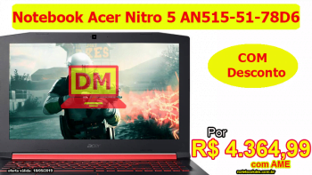 Acer Nitro 5 AN515-51-78D6 com desconto
