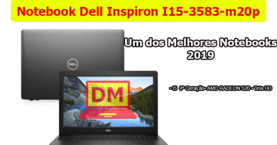 Notebook Dell Inspiron I15-3583-m20p: Este novo modelo intermediário vem equipado com ótimo hardwares