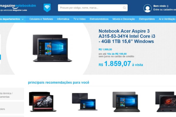 Onde comprar Notebook pela internet com toda segurança