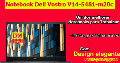 Notebook Dell Vostro V14-5481-m20c: Um modelo desenvolvido para trabalhos profissionais.