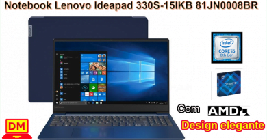 O Notebook Lenovo Ideapad 330S-15IKB 81JN0008BR é um ótimo modelo