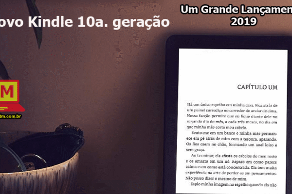 Novo Kindle 10a. geração com iluminação embutida