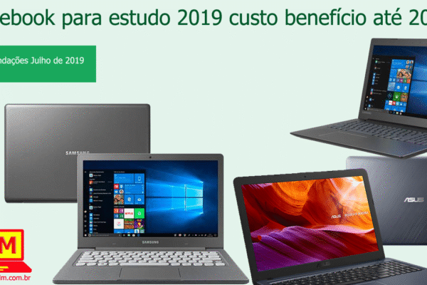 Notebook para estudo 2019 com bom custo benefício
