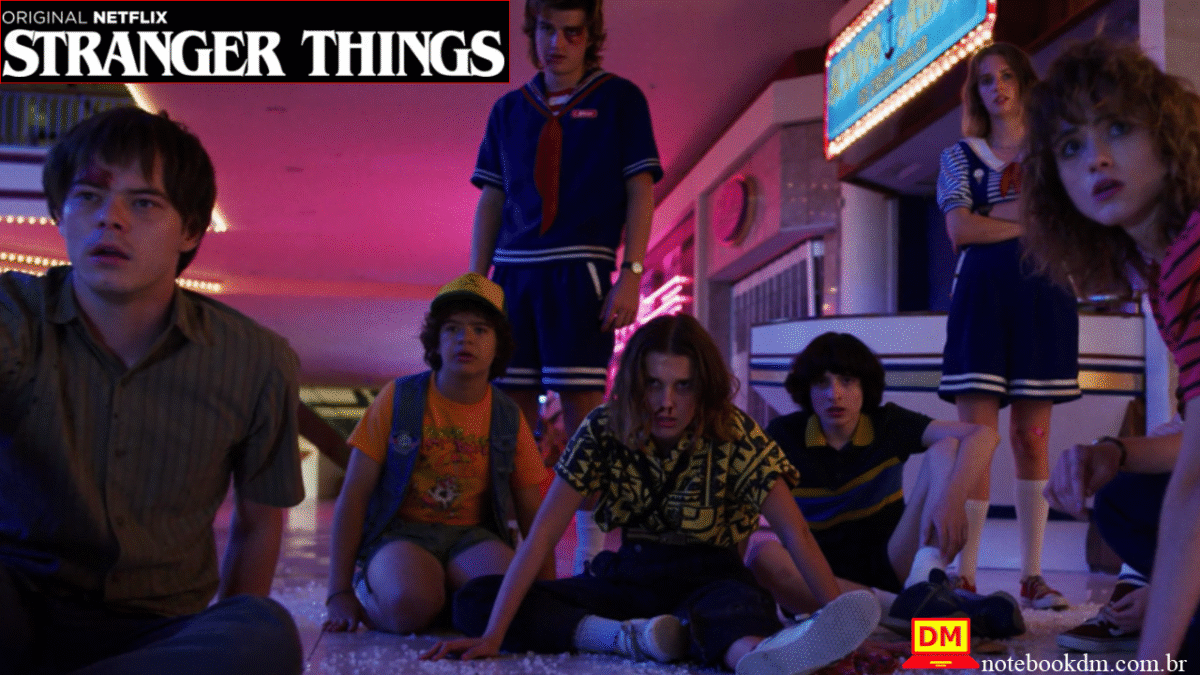 A Série stranger things 3º temporada estréia dia 4 de julho de 2019