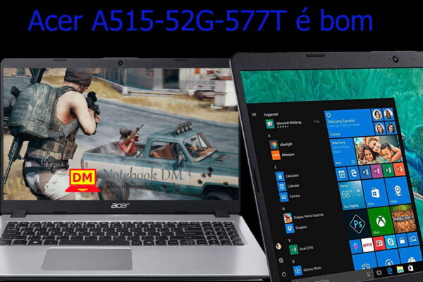 O Notebook Acer A515-52G-577T é bom para trabalhar com projetos gráficos