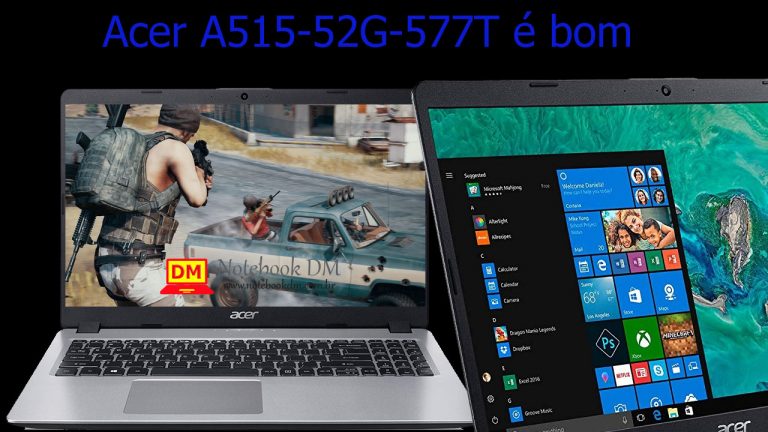 O Notebook Acer A515-52G-577T é bom para trabalhar com projetos gráficos