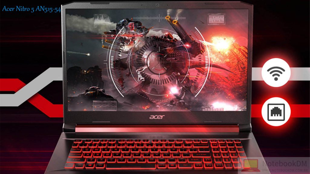 Acer Nitro 5 AN515-54 1 O Notebook Acer Nitro 5 AN515-54 é o mais novo lançamento