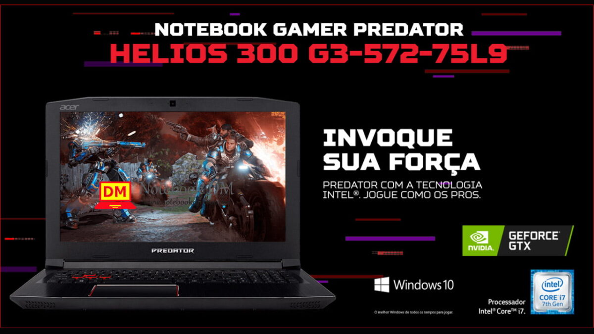 O Notebook Acer Predator Helios é bom para rodar uma grande variedade de jogos em gráficos bem altos