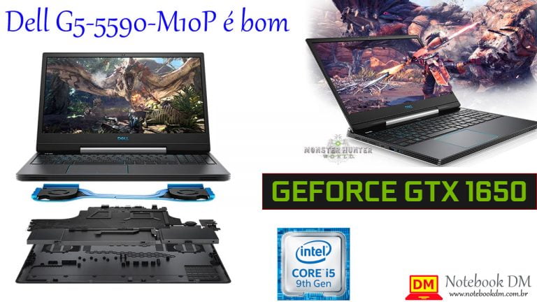 O Notebook Dell G5-5590-M10P é bom para rodar diversos Games