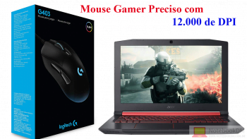 Mouse Gamer Preciso com 12.000 de DPI